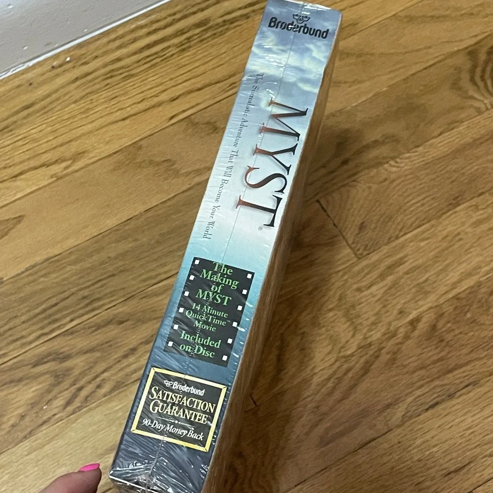 Myst PC Big Box Game Windows 3.1 95 Factory Sealed VTG Broderbund Cyan CD-ROM